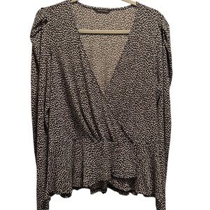 Black and White Women's Top